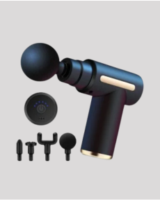 Professional Massage Gun 6 Stage Deep Muscle Therapy 4 Heads Rechargeable Silent Motor