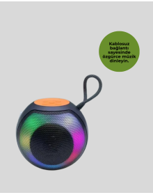 Portable Speaker with 360° Stereo Surround Sound