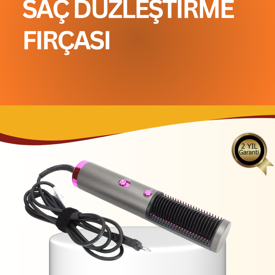 Versatile Hair Drying and Straightening Brush