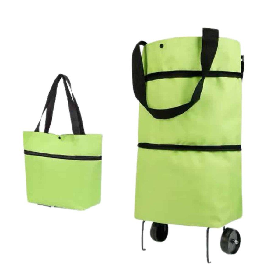 Market Trolley and Shopping Bag Two-Way Easy to Move with Wheels