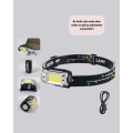 Rechargeable LED HEAD Flashlight 215 Lumen XPE COB Powerful Illumination Rechargeable LED HEAD Flashlight 215 Lumen XPE COB Powerful Illumination
