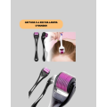 Titanium Derma Roller for Safe Use at Home – Black Handle Titanium Derma Roller for Safe Use at Home – Black Handle
