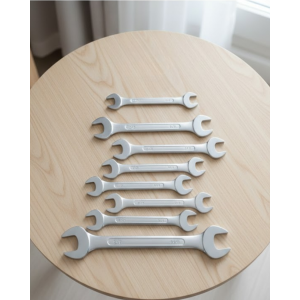 Open End Combination Wrench Set 8 Size Durable Structure
