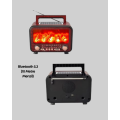 Flame Light Bluetooth Speaker with Solar Panel – Multiple Inputs, Long Battery Life Flame Light Bluetooth Speaker with Solar Panel – Multiple Inputs, Long Battery Life
