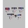 RGB Scrolling LED Advertising Screen – Flexible Design with USB Connection
