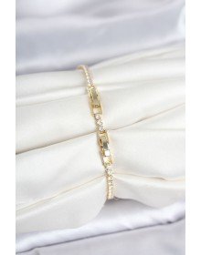 Brass Gold Color Spike Model Waterway Women's Bracelet