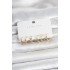 Brass Gold Color Botega Model Women's Earring Set