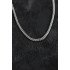 316L Steel Silver Color Foxtail Model Chain Men's Necklace