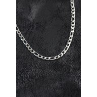 316L Steel Silver Color Figaro Chain Model Men's Necklace 316L Steel Silver Color Figaro Chain Model Men's Necklace