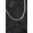 316L Steel Silver Color Figaro Chain Model Men's Necklace