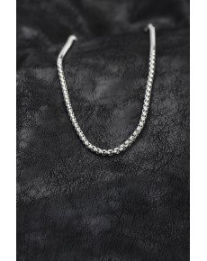316L Steel Silver Color Venetian Chain Model Men's Necklace