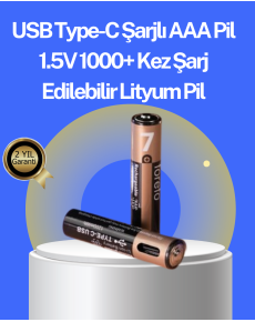 USB Rechargeable AAA Battery with Fast Charging Technology – Full Charge in 40 Minutes