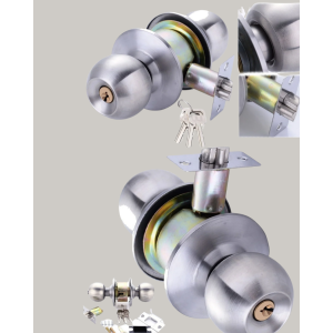 Stainless Steel Durable Knob Door Lock