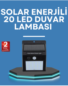 Solar LED Security Light with Motion Detection