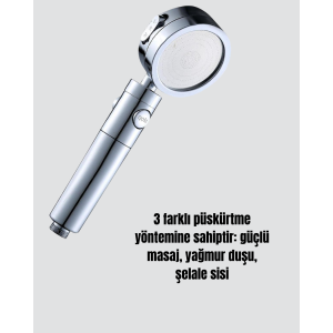 Easy Installation 3 Modes High Pressure Shower Head Easy Installation 3 Modes High Pressure Shower Head
