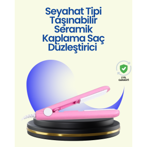 Lightweight and Portable Ceramic Short Curling Iron – Ergonomic and Safe Design Suitable for Travel