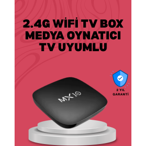 4K UHD Android Media Player 8 GB Memory 2 GB RAM Wi-Fi Supported