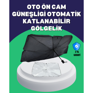 Foldable Car Sunshade with Umbrella Design – Widely Compatible, UV Protection