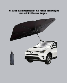 UV Protected Umbrella Type Car Sunshade - Wide Vehicle Compatibility UV Protected Umbrella Type Car Sunshade - Wide Vehicle Compatibility