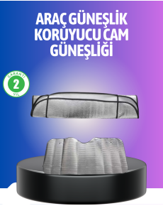 UV Protective Car Sunshade with Metallized Reflector Surface – For Cool and Safe Driving