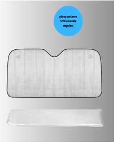 Foldable Reflective Car Sunshade – High Protection Against Summer Heat