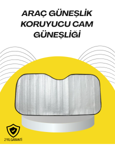 Foldable Reflective Car Sunshade – High Protection Against Summer Heat