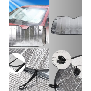 Foldable Aluminum Car Sunshade – UV Protection and Air Conditioning Saving in One