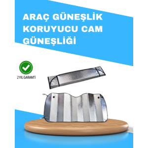 Foldable Aluminum Car Sunshade – UV Protection and Air Conditioning Saving in One
