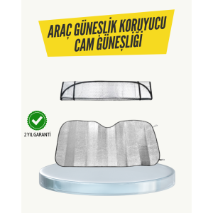Foldable Car Sunshade with Metallized Reflectors – High Performance Heat and UV Protection
