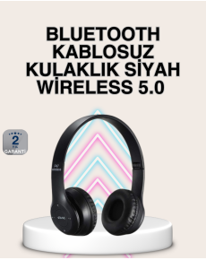 Bluetooth 5.0 Wireless On-Ear Headphones | Stereo Sound and Foldable Design Bluetooth 5.0 Wireless On-Ear Headphones | Stereo Sound and Foldable Design
