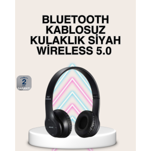 Bluetooth 5.0 Wireless On-Ear Headphones | Stereo Sound and Foldable Design Bluetooth 5.0 Wireless On-Ear Headphones | Stereo Sound and Foldable Design