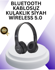 Bluetooth 5.0 Wireless On-Ear Headphones | Stereo Sound and Foldable Design