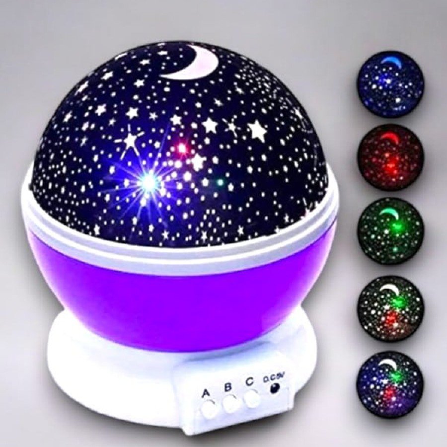 Projector Table and Night Lamp with Starry Sky Effect