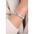 Letter I Steel Bracelet – Personalized Initial Bracelet – Stainless Steel Elegant Women's Bracelet