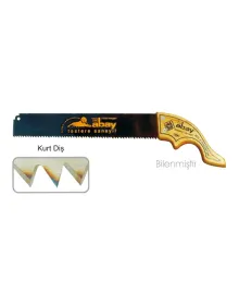 Abay Kurt Tooth Hand Saw 38 cm - Wooden Handle
