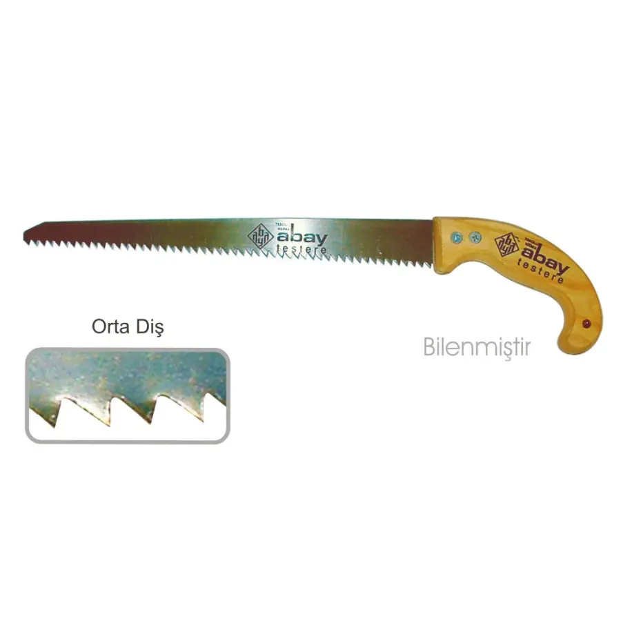 Abay Medium Tooth Vineyard Saw 35 cm - Wooden Handle
