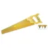 Abay Yellow Steel Machete Saw 50 cm - Wooden Handle