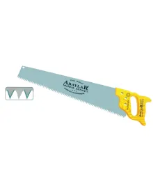 Abaylar White Steel Machete Saw 50 cm - Wooden Handle