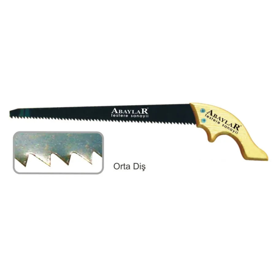 Abaylar Medium Tooth Vineyard Saw 35 cm - Wooden Handle