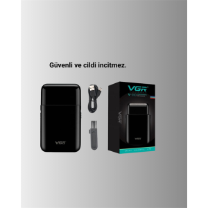 5W Powerful USB Rechargeable Beard Styler – Two Heads, Waterproof Design