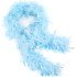 Light Blue Color Fluffy Thick Otriş Boa Feather 6 cm Width 180-200 cm Length