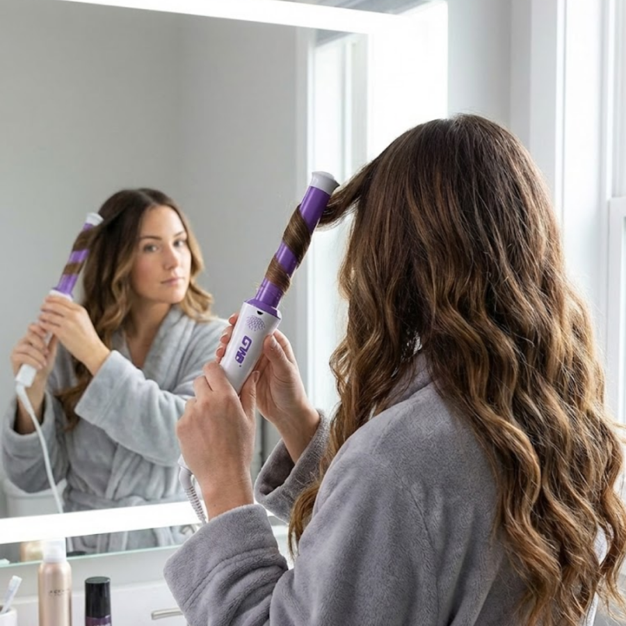 Professional Hair Curling Machine – 32 mm Wide Curling Iron Professional Hair Curling Machine – 32 mm Wide Curling Iron