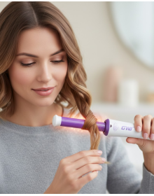 Compact Travel Curling Iron – Shiny and Healthy Curls