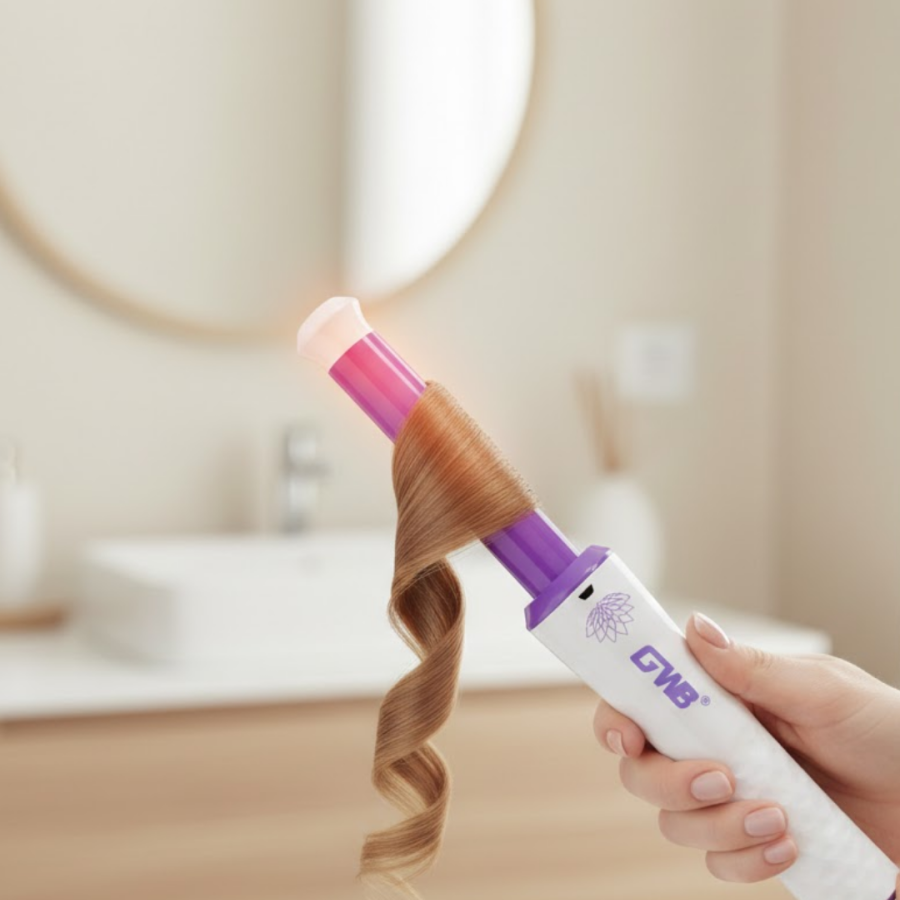 Adjustable Heat Control Curling Iron – Fast Heat-Up and Ion Technology