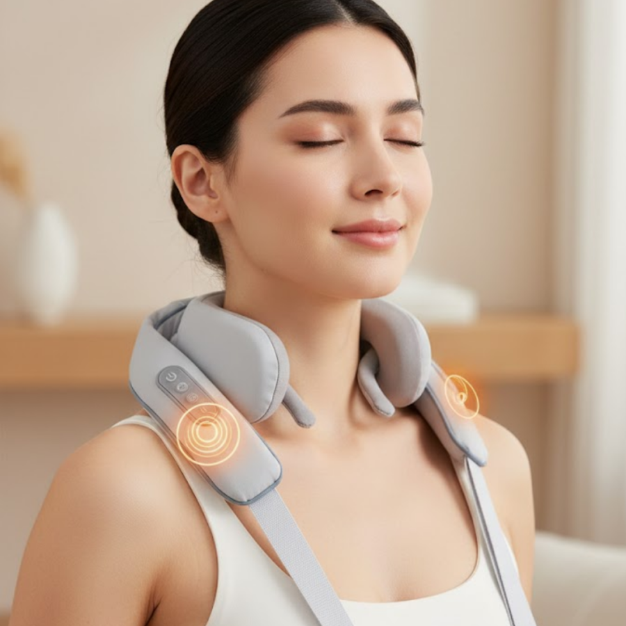 Neck Massager with Bionic Kneading Technology 1800mAh Rechargeable Neck Massager with Bionic Kneading Technology 1800mAh Rechargeable