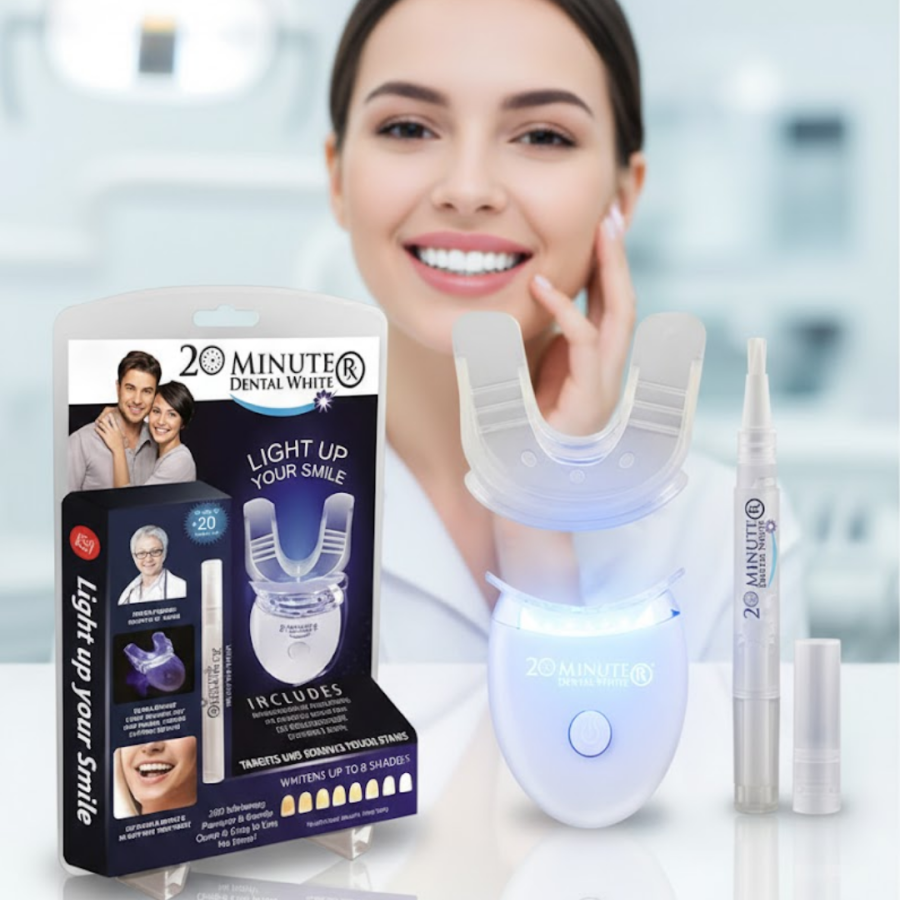 LED Teeth Polishing Set with Whitening Pen
