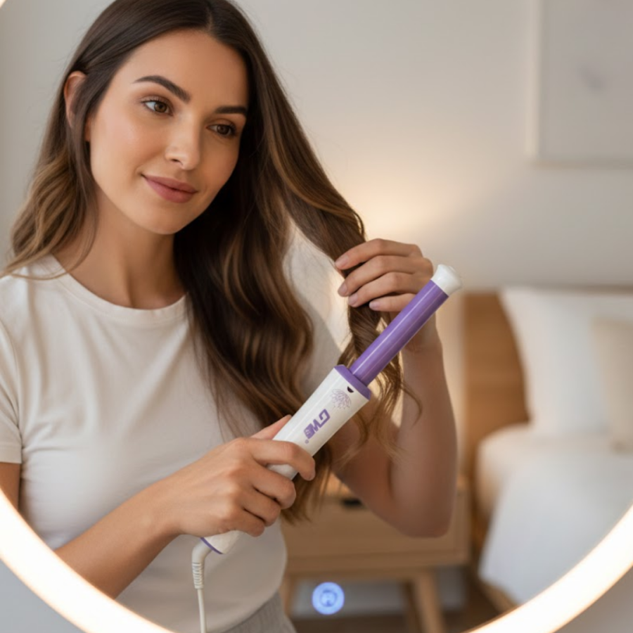 Negative Ion Technology Curling Iron – Frizz-Free, Frizz-Free Curls