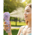 Rotating Water Mist Handheld Fan – 4 Stage Wind, Transparent Water Reservoir, Quiet Operation Rotating Water Mist Handheld Fan – 4 Stage Wind, Transparent Water Reservoir, Quiet Operation