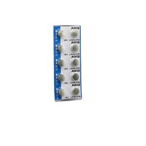 AG13 Watch Battery - Button Battery 10 Pack LR44/A76 1.55V AG13 Watch Battery - Button Battery 10 Pack LR44/A76 1.55V