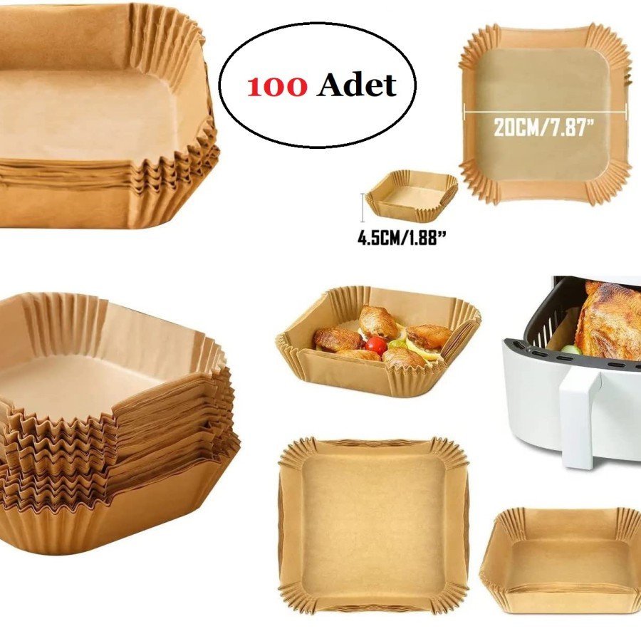 Airfreyer Fryer Paper Square XL / XXL 100PIECES